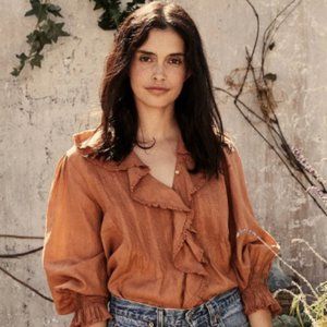 Doen River Top in Clove Size L - NWT